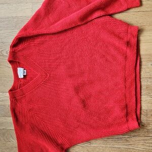 Vintage SEARS 80s shaker knit batwing sweater L